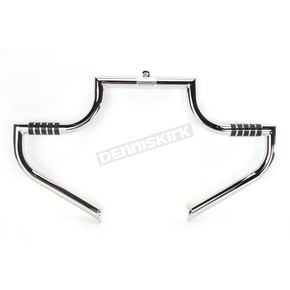 The Magnumbar Chrome Highway Bar w/Wide Band O-Ring Footrests