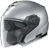Platinum Silver N40 Jet N-Com Helmet