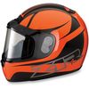 Orange Phantom Peak Helmet