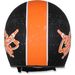 Black/Orange Jimmy Chico Helmet