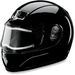 Phantom Black Snow Helmet w/Electric Shield