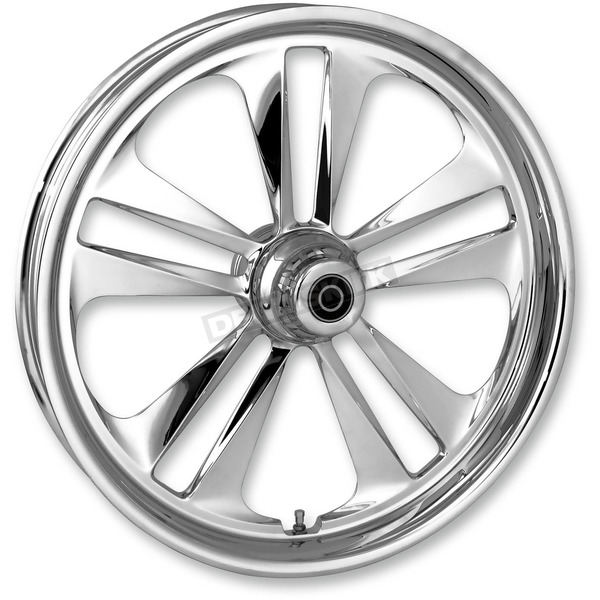 16 in. x 3.5 in. Front Chrome Crank One-Piece Forged Aluminum Wheel