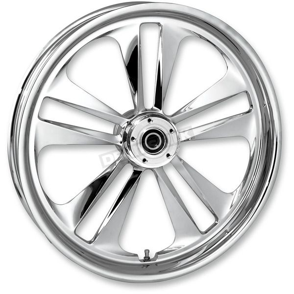 16 in. x 3.5 in. Rear Chrome Crank One-Piece Forged Aluminum Wheel