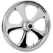 Front 23 in. x 3.75 in. Nitro Chrome One-Piece Forged Aluminum Wheel