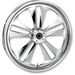 17 in. x 6.25 in. Rear Chrome Crank One-Piece Forged Aluminum Wheel w/o ABS