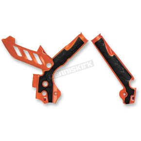 Orange/Black X-Grip Frame Guards