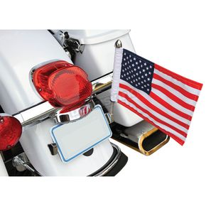 Flag Mount License Plate w/6 in. x 9 in. Flag