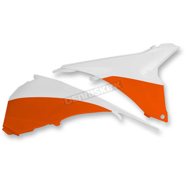 KTM Orange/White Airbox Cover
