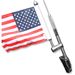 Stainless Steel 13 in. Antenna Flag Mount
