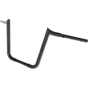 Gloss Black 1-1/4" Viking Handlebar w/16 in. Rise
