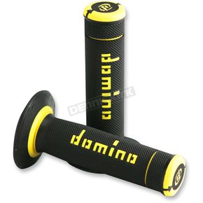 Black/Yellow Domino Xtreme Grips