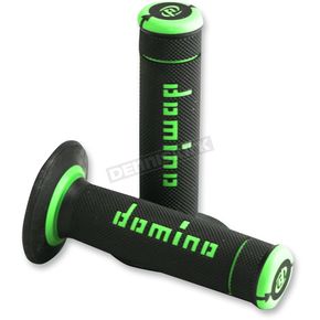 Black/Green Domino Xtreme Grips