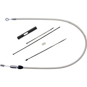 33 in. Polished Stainless Quick Connect Upper Clutch Cable