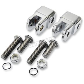 Chrome Early-Style Footpeg Mount Adapters