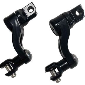 Black Adjustable Passenger Peg Mount