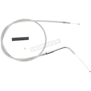 Braided Stainless Steel Idle Cable w/45 Degree Elbow