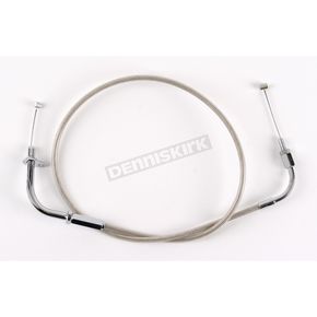 Armor Coat Braided Stainless Steel Pull Throttle Cable