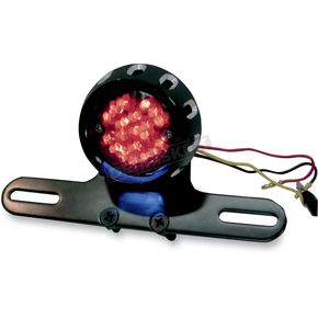 Custom Bobber LED Black Taillight/License Plate Mount