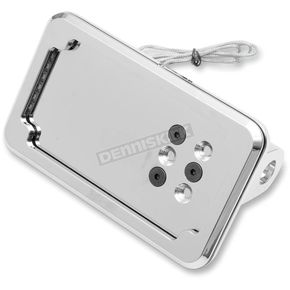Chrome In-Close Horizontal License Plate Holder