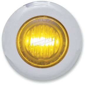 Mini Amber LED Marker Lights with Clear Lens