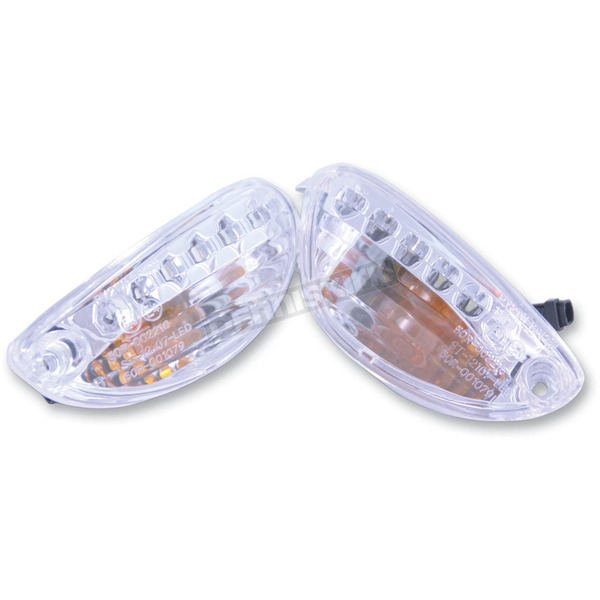 Clear DRL Integrated Turn Signals