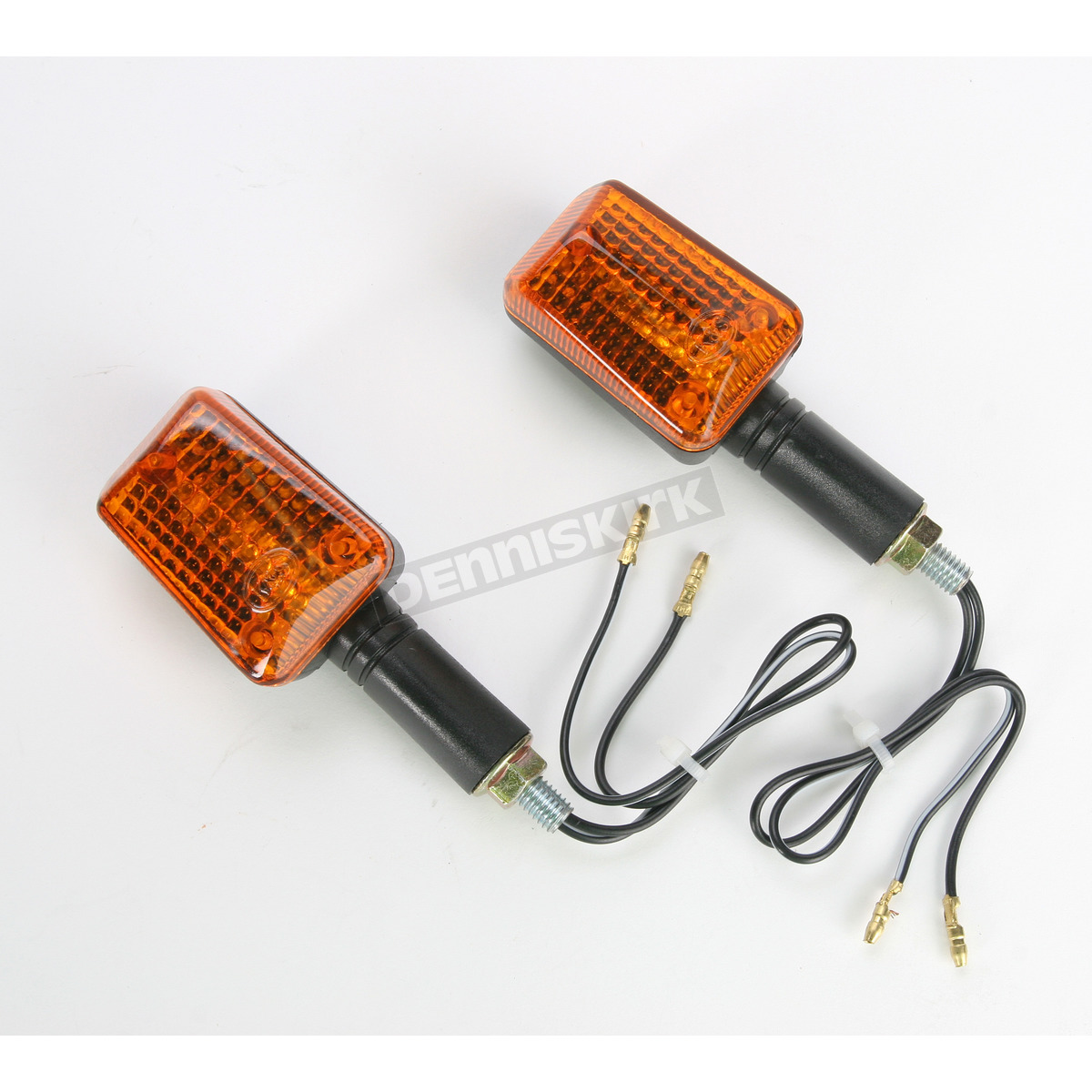 K/&S Mini-Stalk Marker Lights Black with Amber Lens