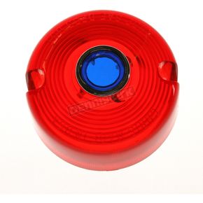 Turn Signal Red Lens with Blue Dot