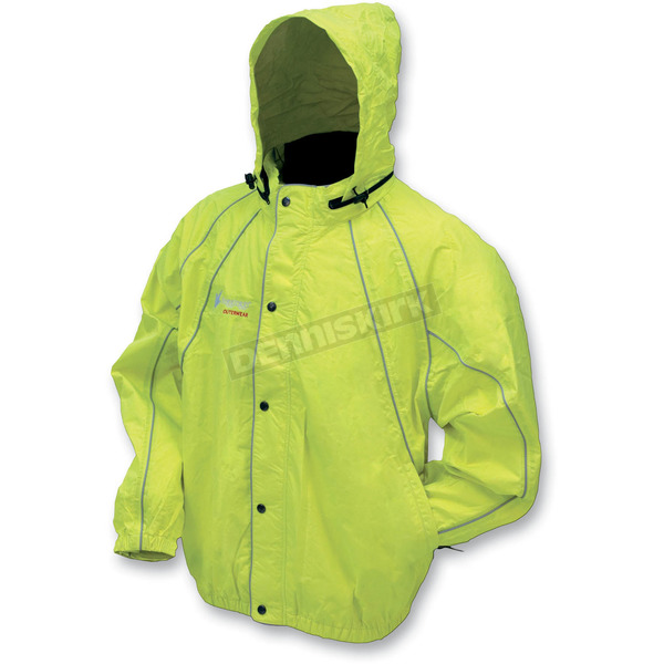 Hi-Viz Green H-Toadz Rain Jacket