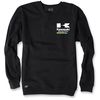 Black Kawasaki Racing Crew Sweatshirt