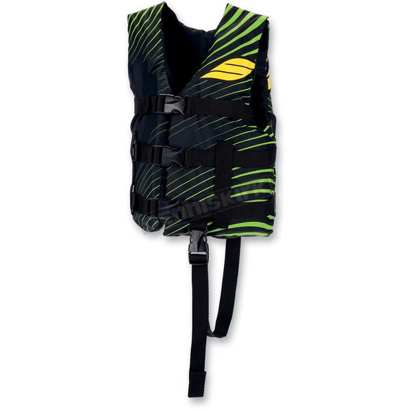 Childs Black/Green Hydro Type 2 Vest