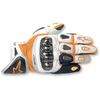 Orange/White/Black SP-X Leather Gloves