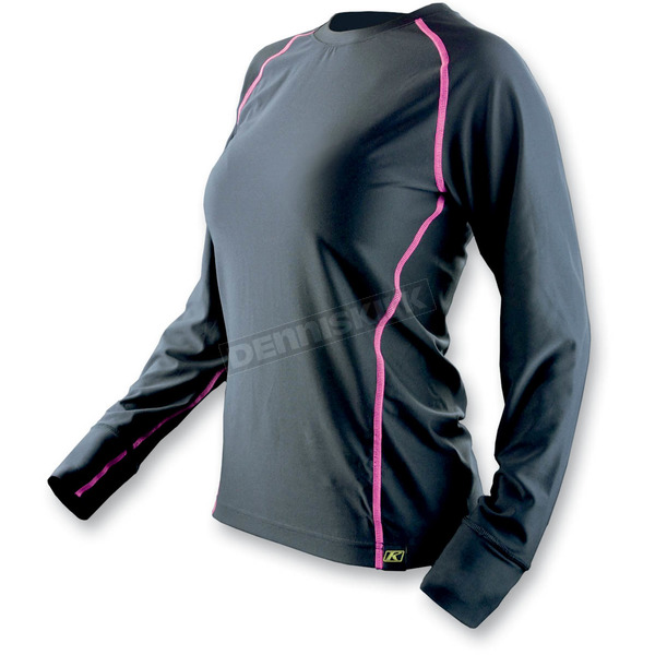 Womens Black Base Layer Solstice Shirt (Non-Current)