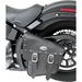 Black RuffHyde Swingarm Storage Bag with Twin Buckles and Accent Studs
