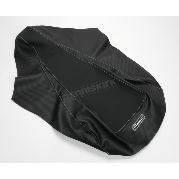 ATV Black Carbon Fiber Seat Cover