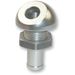 1/2 Inch 45 Degree Polished Water Bypass Fitting