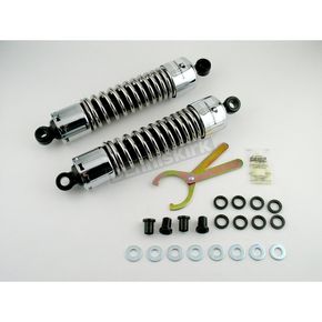 Chrome 412 Series American-Tuned Gas Shocks w/o Cover - 160/190 Spring Rate (lbs/in)