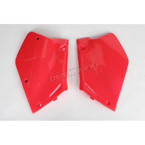 Fluorescent Red Side Panels