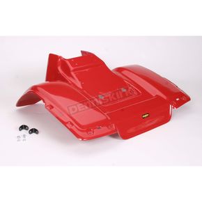 ATV Red Rear Fender without Trunk