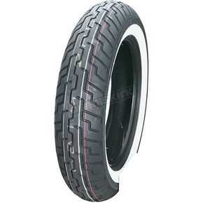 Front D404 140/80H-17 Wide White Sidewall Tire