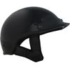 Gloss Black Shorty Half Helmet