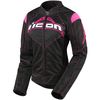 Womens Black/Pink Contra Jacket