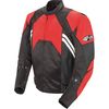 Red/Black Radar Leather Jacket