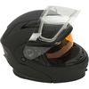 Matte Black MD01S Modular Snowmobile Helmet w/Dual Lens Shield