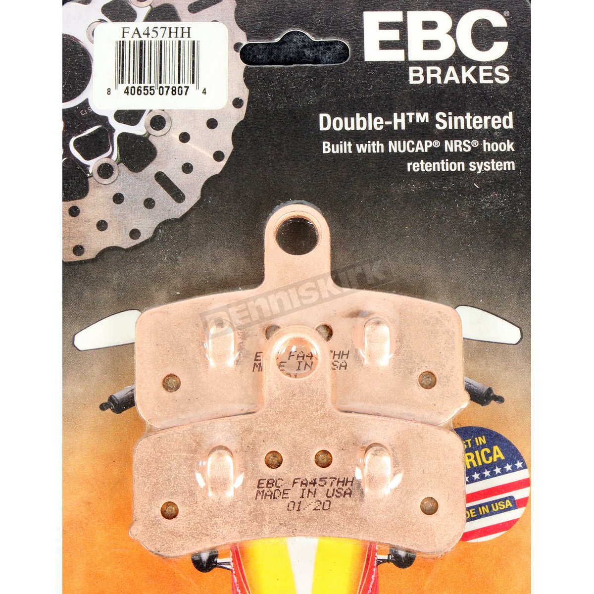 EBC Double FA457HH Sintered  Front Brake Pads Harley Dyna 08-17 Softail 08-14