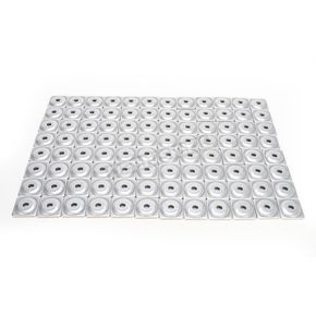 Aluminum Square Support Plates for 5/16 in. Studs (96/Pkg)