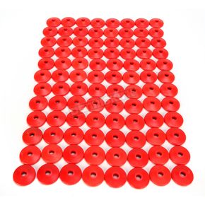 Air Lite Round Red Backer Plates for 5/16 in. Studs