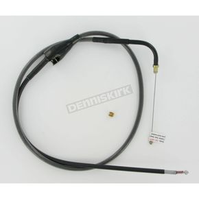 38 3/8 in. Black Pearl Braided Idle-Cruise Cable w/ 70 Degree Elbow