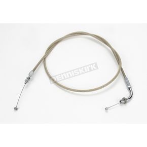 51 in. Armor Coat Braided Stainless Steel Pull Throttle Cable
