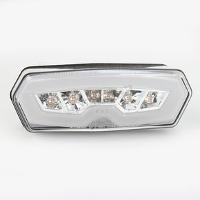 Chrome Integrated Taillight w/Clear Lens