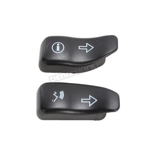 Black Turn Signal Switch Extensions